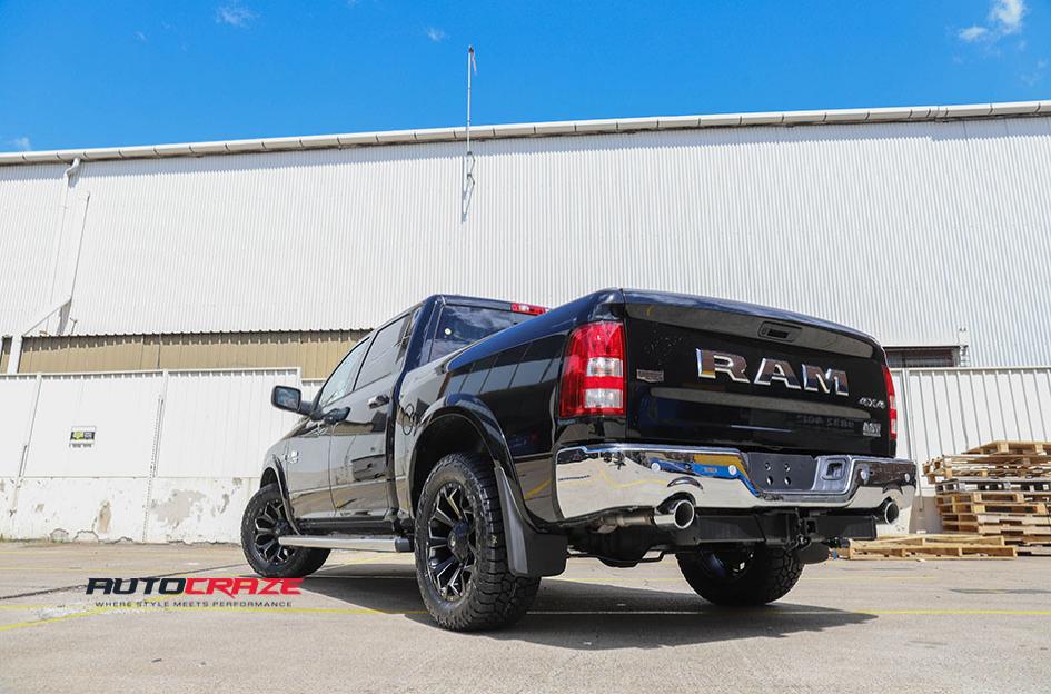 DODGE RAM ASSAULT GLOSS BLACK MILLED ACCENTS